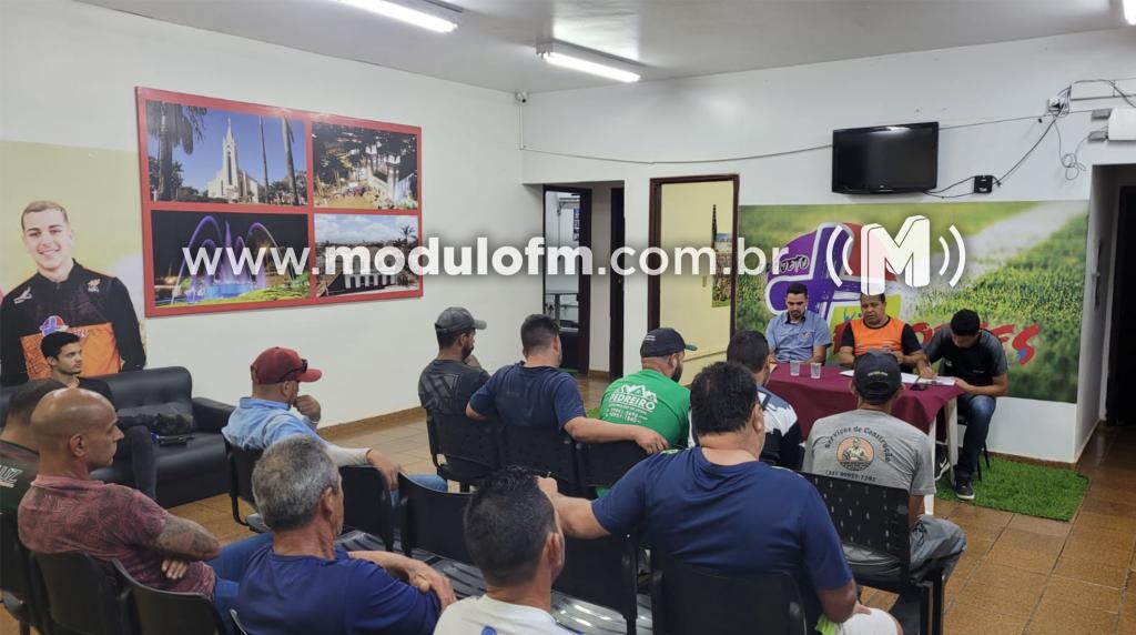 Reunião define início do Campeonato Master de Patrocínio