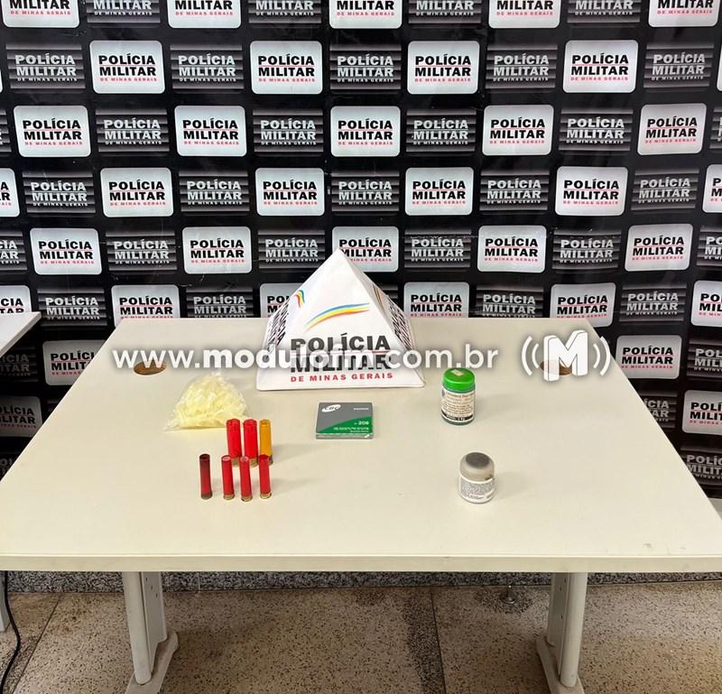 Polícia Militar Cumpre Mandado de Busca e Apreensão e prende homem e munições no Serra Negra em Patrocínio
