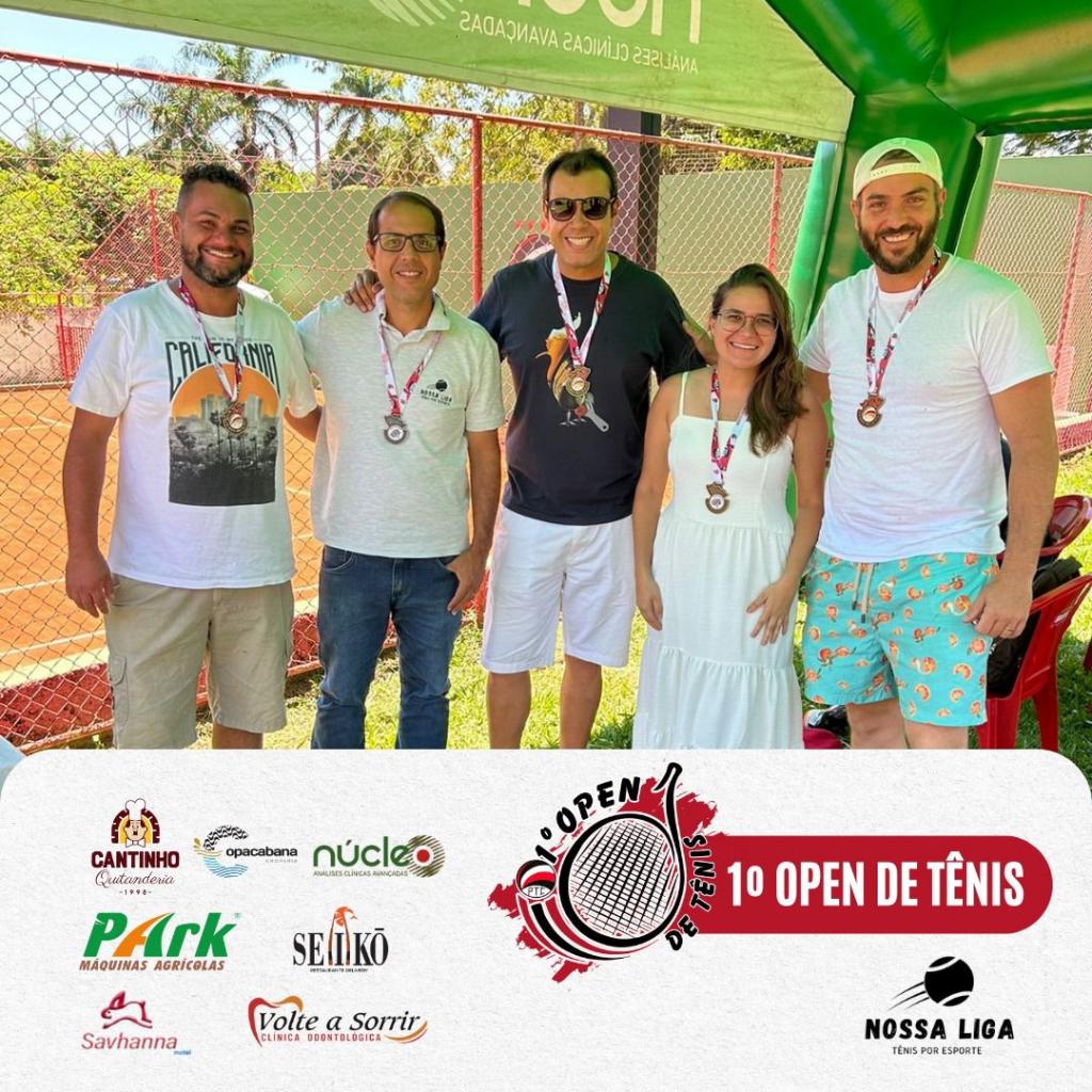 Imagem 1 do post Conheça os campeões de cada classe do 1° Open de Tênis PTC