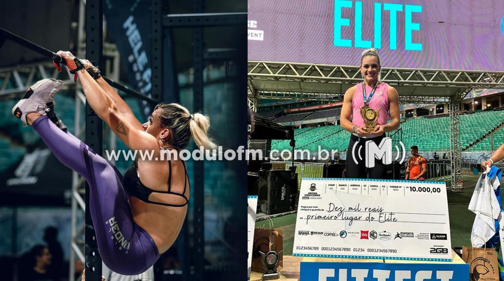 Atleta patrocinense é campeã da Categoria Elite do Arena Challenge