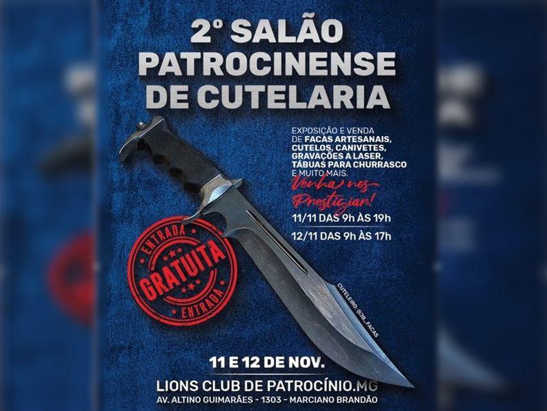 Segundo Salão Patrocinense de Cutelaria - Dias 11 e 12 de Novembro em Patrocínio