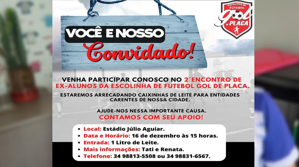 Escolinha Gol de Placa promove 2° Encontro de Ex-Atletas: Arrecadação beneficente e presenças ilustres