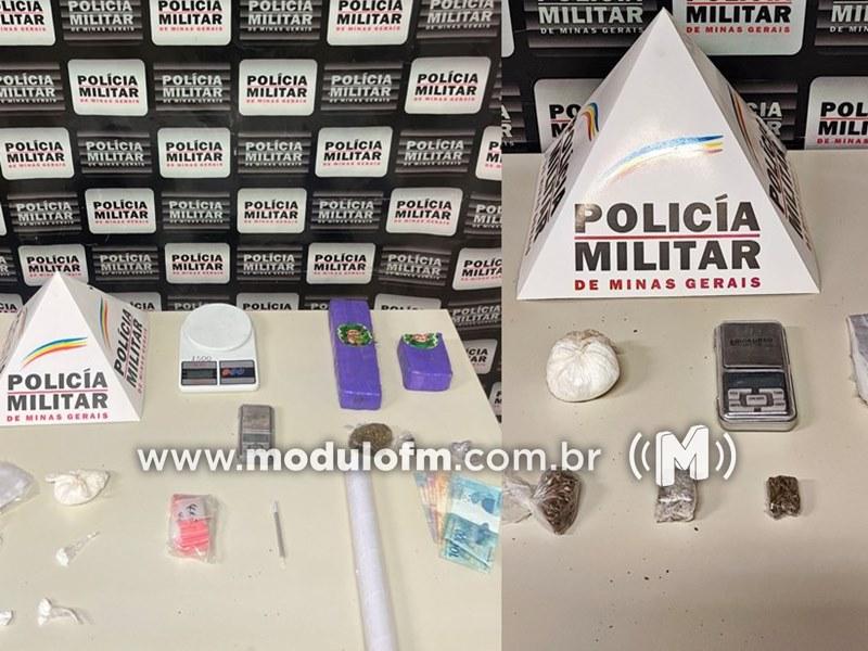 Operação policial mira residências nos bairros Santa Terezinha e Morada do Sol, suspeitas de envolvimento com tráfico de drogas em Patrocínio