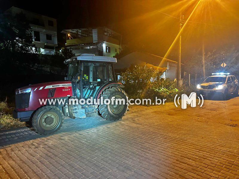 Tratores furtados em Patrocínio são recuperados durante operação policial em duas cidades do estado do Espírito Santo