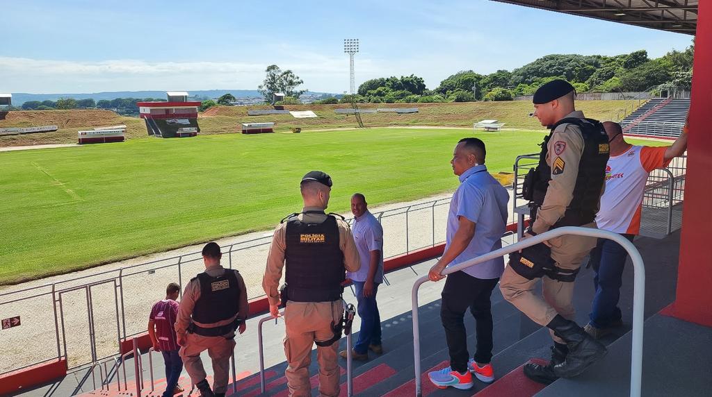 Estádio Pedro Alves do Nascimento em nova inspeção de liberação para o Campeonato Mineiro