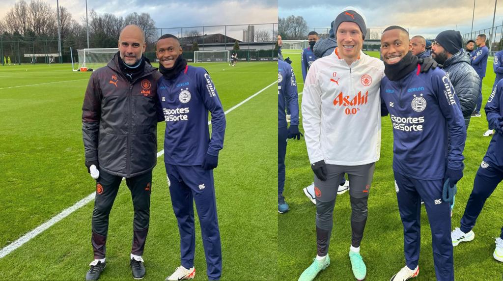 Ex-jogador do CAP realiza pré-temporada na Inglaterra com craques do Manchester City