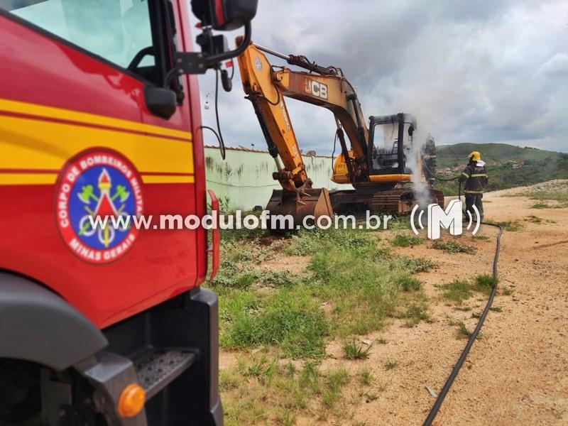 Propriedade rural é alvo de invasão e vandalismo com incêndio criminoso de máquina agrícola em Patrocínio