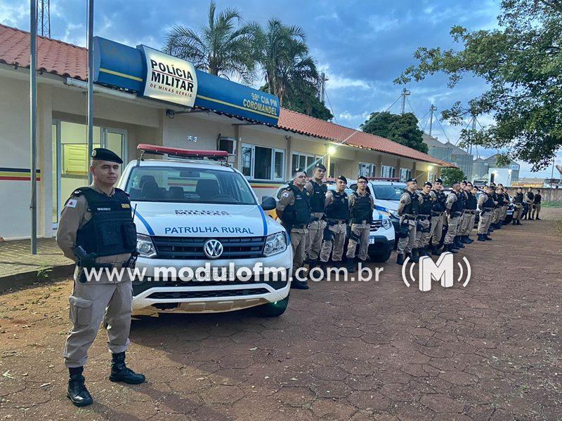 Operação policial salva homem vítima de sequestro e prende cinco pessoas em Coromandel