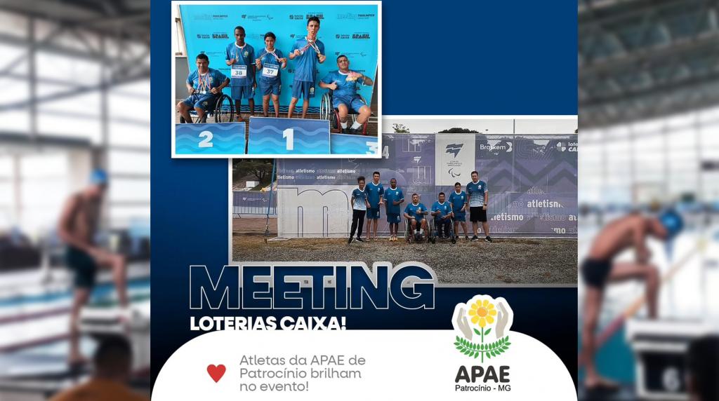 Alunos atletas da APAE de Patrocínio brilham no Meeting...