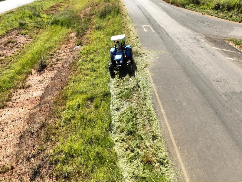 Apesar de responsabilidade ser do DNIT, após grave acidente Seaspa dá manutenção em trevo