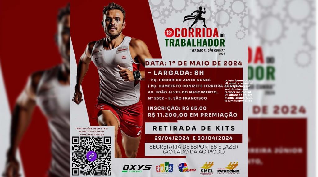 Inscrições para a 13ª Corrida do Trabalhador