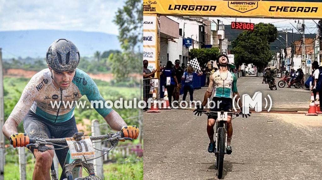 Ciclista patrocinense Nicolas Machado conquista bicampeonato brasileiro de MTB Maratona