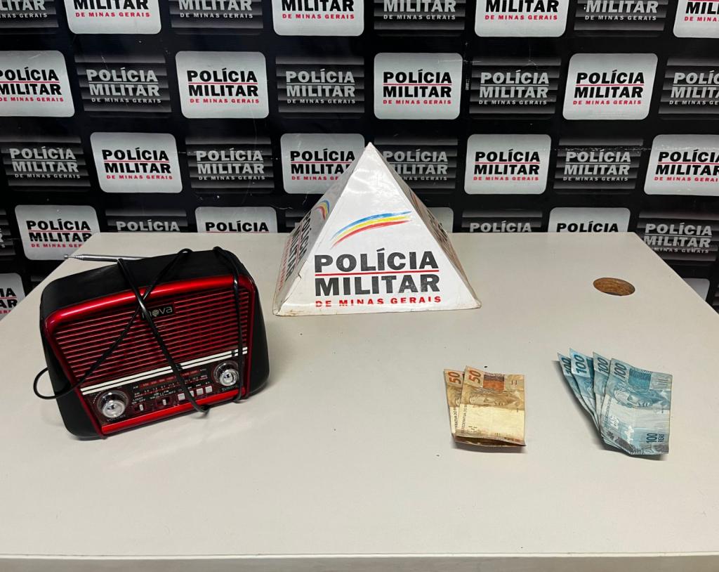Ladrão de escritório é capturado e polícia recupera parte dos produtos furtados em Patrocínio