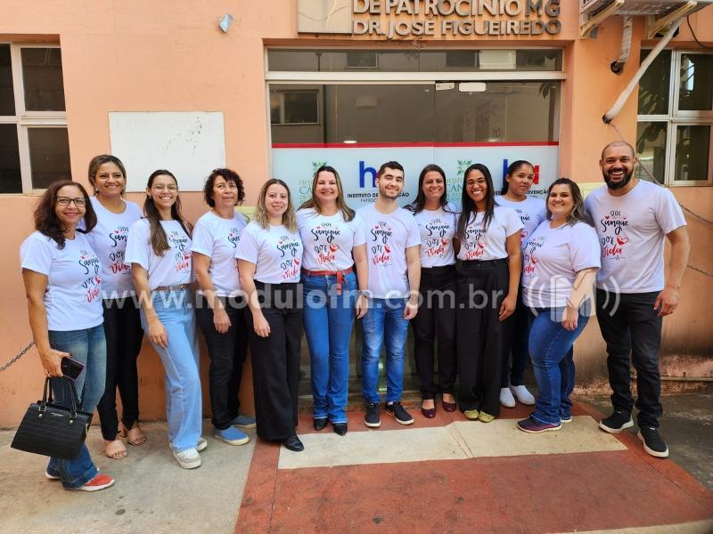 Lançada campanha de venda de camisetas para incentivo à doação de sangue com arrecadação destinada ao HC Patrocínio