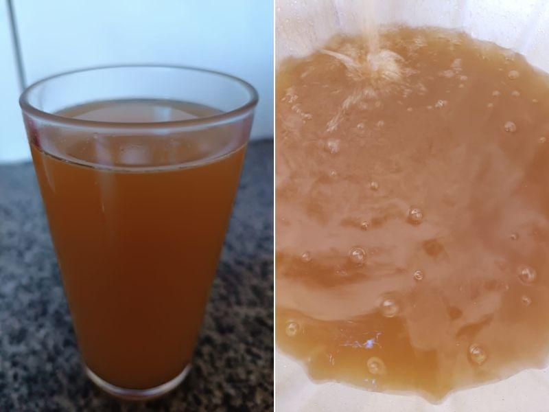 Moradores de Patrocínio reclamam de água suja e com mau cheiro fornecida pelo DAEPA