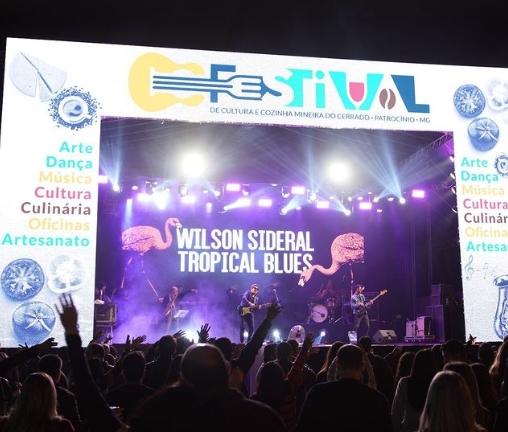 Wilson Sideral abre 8º Festival de Cultura e Cozinha Mineira do Cerrado com ótimo público