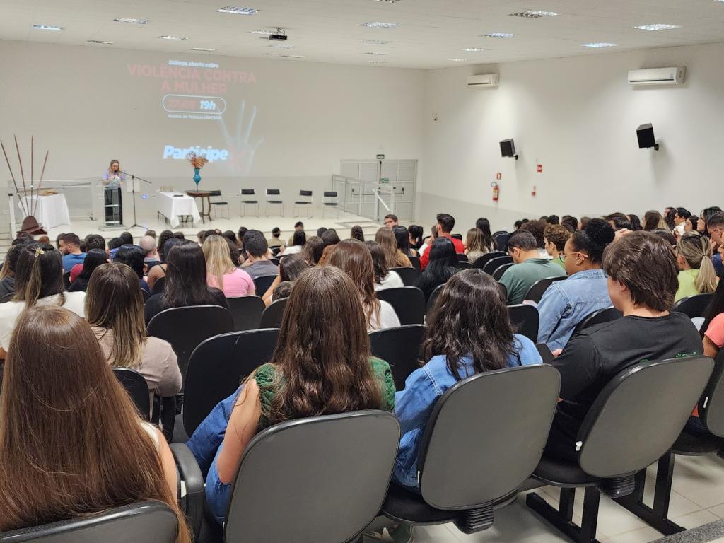 Curso de Direito do Unicerp, PM e ONG Kalungar fazem balanço das atividades de combate à violência contra a mulher realizadas em agosto