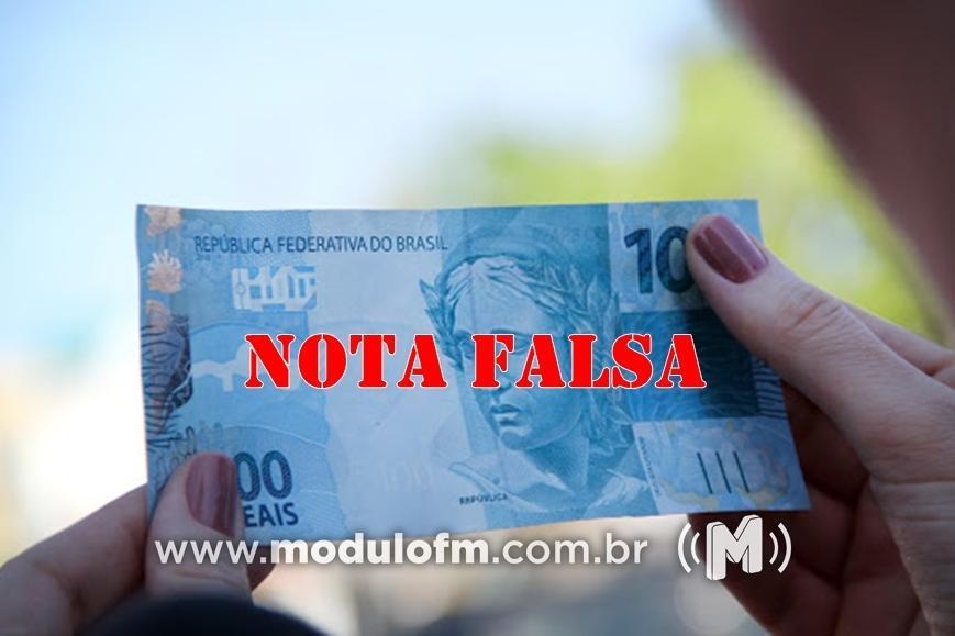 Farmácia é alvo de golpe e perde quase R$ 1 mil em notas falsificadas em Patrocínio
