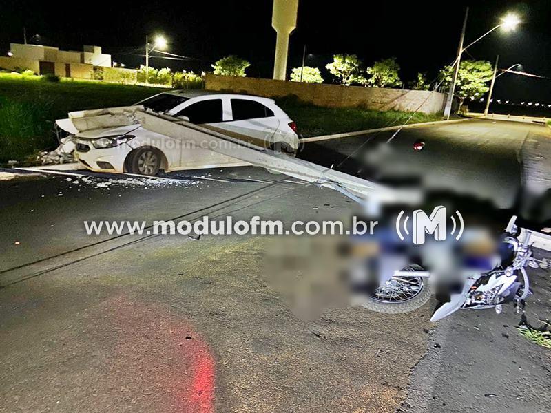 Motociclista morre em acidente no mesmo local de colisão anterior com veículo da prefeitura em Rio Paranaíba