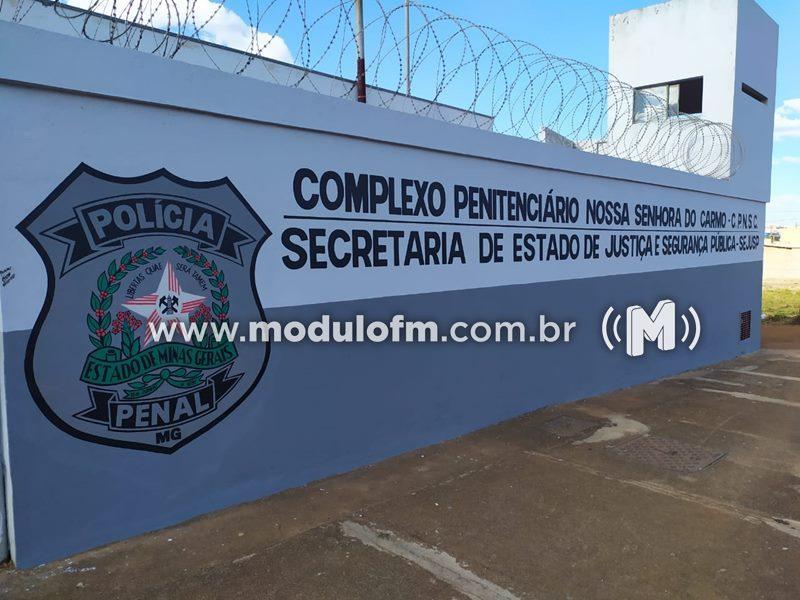 Preso foge durante o banho de sol no Complexo Penitenciário de Carmo do Paranaíba