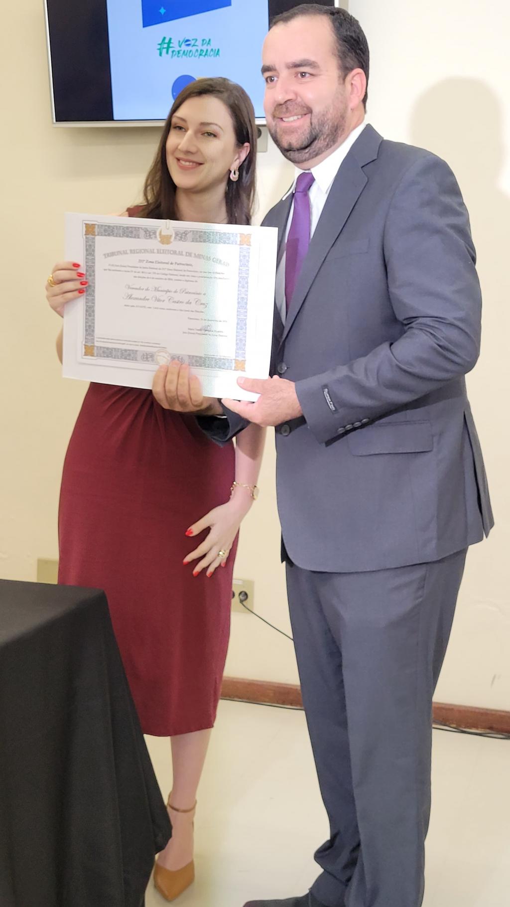 Imagem 5 do post Gustavo, Maurício e vereadores eleitos em outubro são diplomados pela Justiça Eleitoral