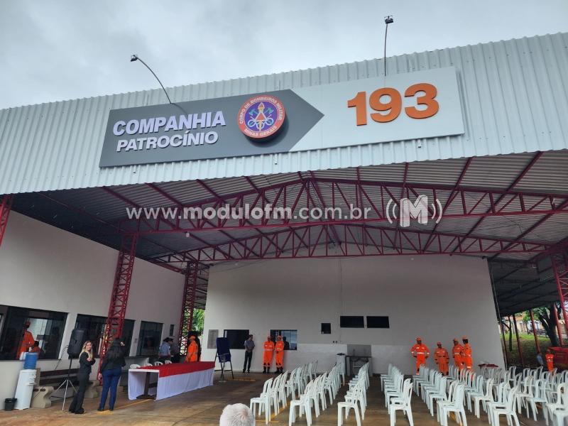 Unidade do Corpo de Bombeiros de Patrocínio é elevada...