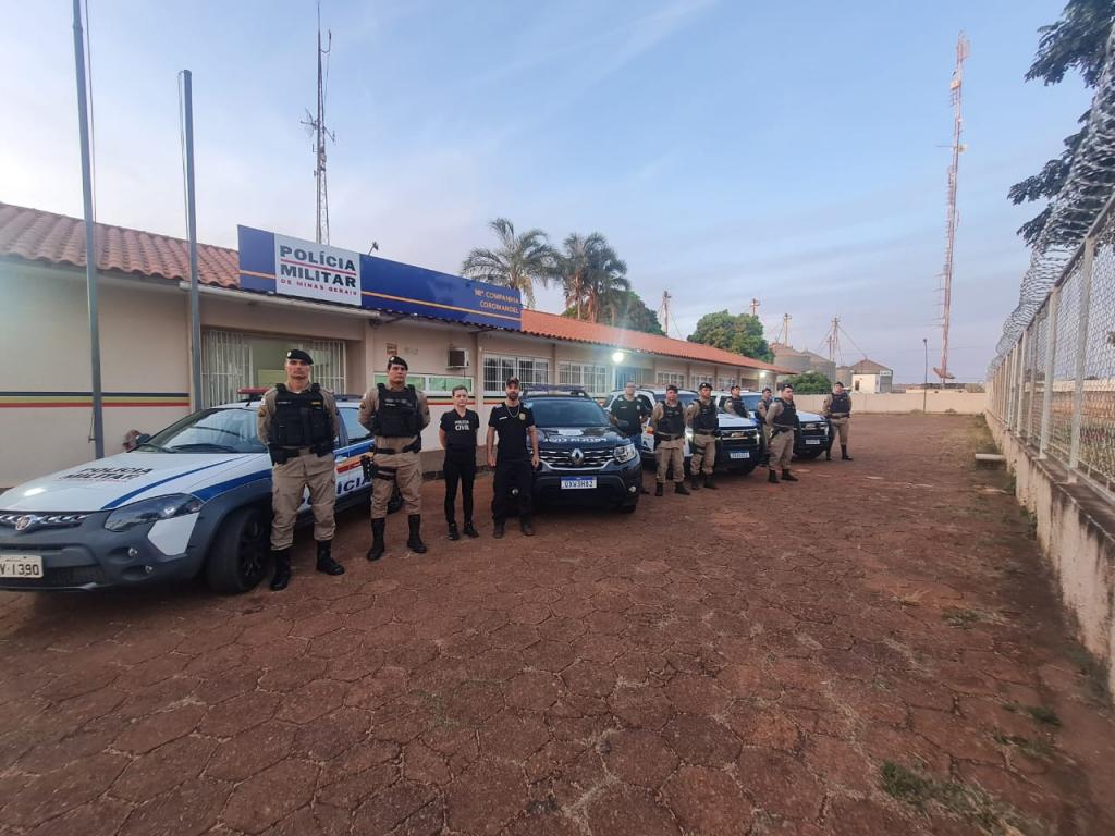 Imagem 1 do post Megaoperação policial desmantela quadrilha do tráfico de drogas em Coromandel e região