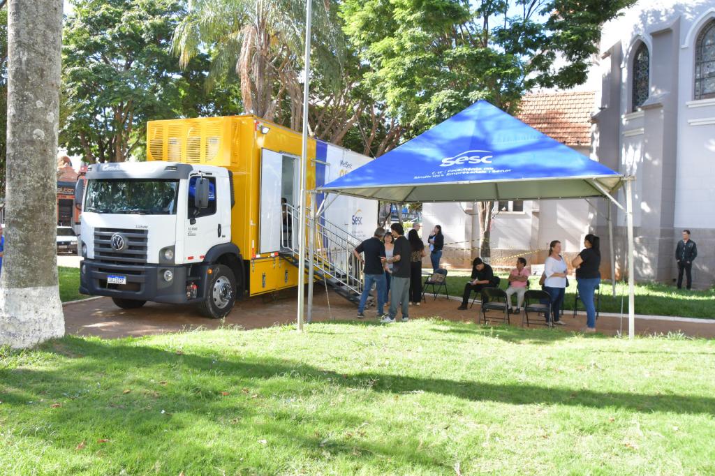 Imagem 1 do post Carreta MedSesc Oftalmológica realiza atendimentos na Praça Santa Luzia em Patrocínio até o fim de abril