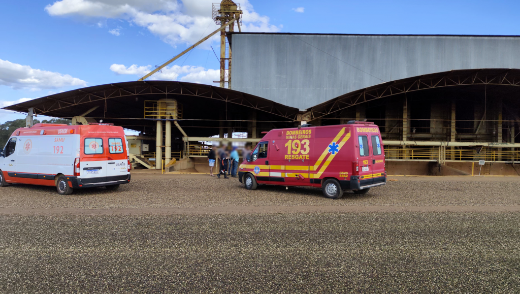 Trabalhador morre soterrado em tulha de café em fazenda de Monte Carmelo