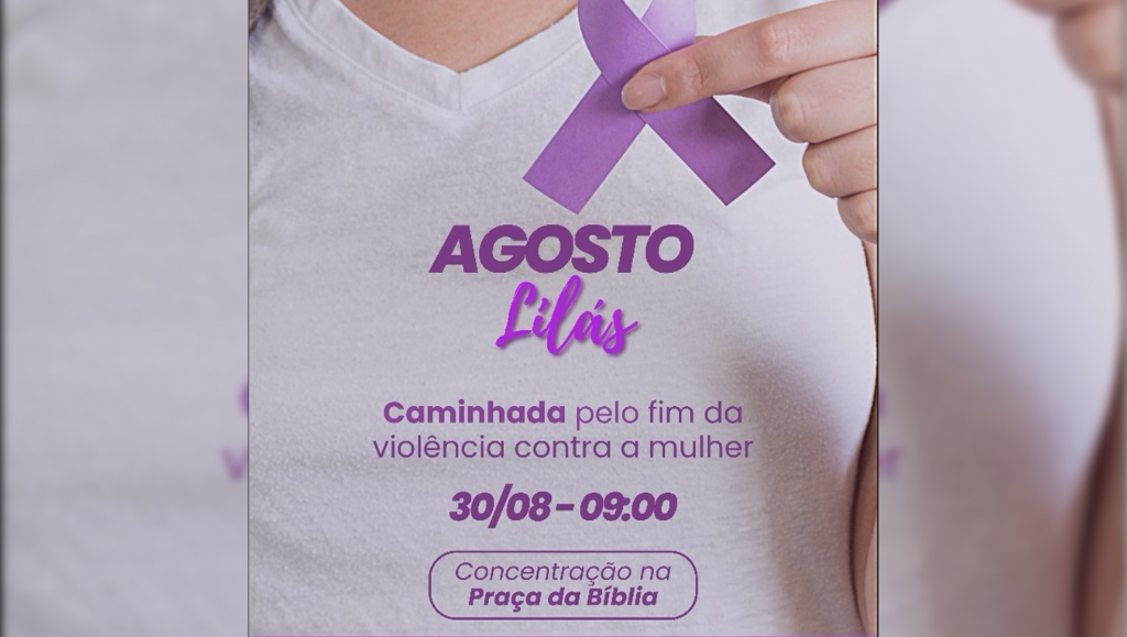 ONG Kalungar promove caminhada do Agosto Lilás em Patrocínio no próximo sábado (30)