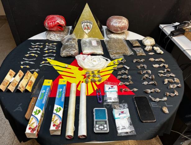 Jovem é preso em Patrocínio com drogas avaliadas em R$ 70 mil