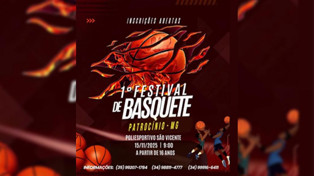 1º Festival de Basquete acontece no próximo sábado em Patrocínio
