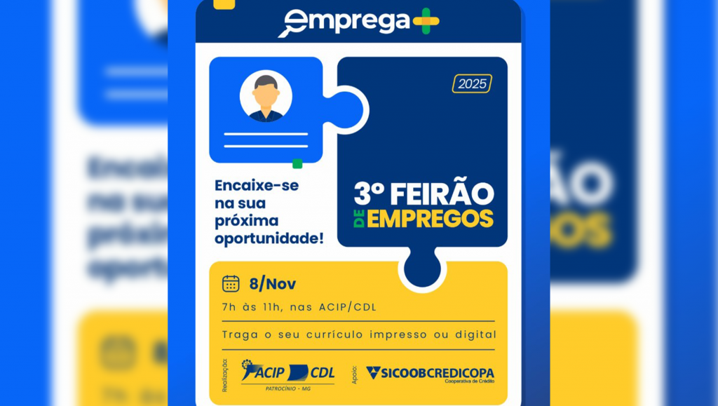 Feirão de empregos das ACIP/CDL oferece mais de 270 vagas neste sábado...