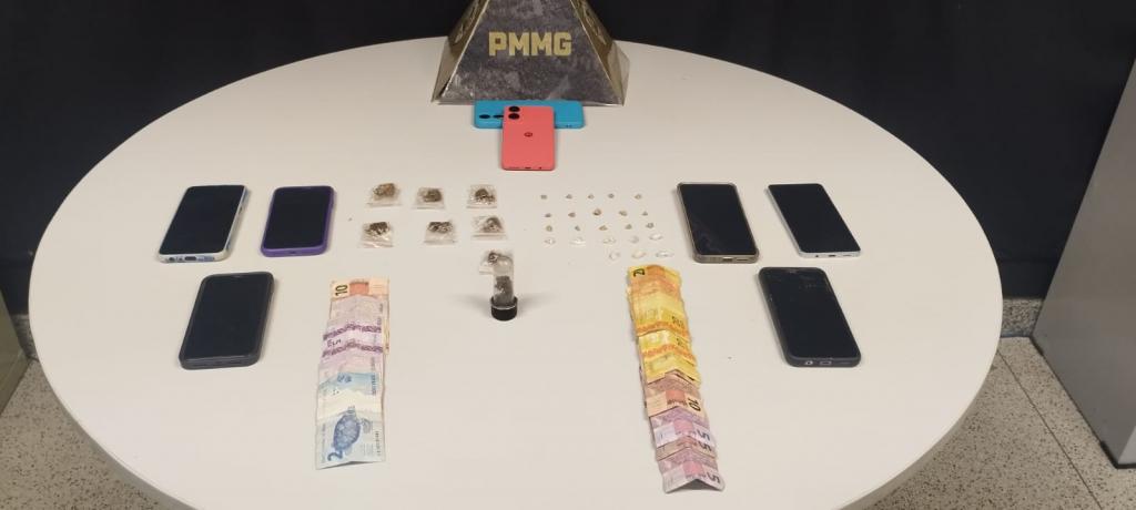 Quatro adultos são presos e três menores apreendidos por roubo e agressão em Patrocínio