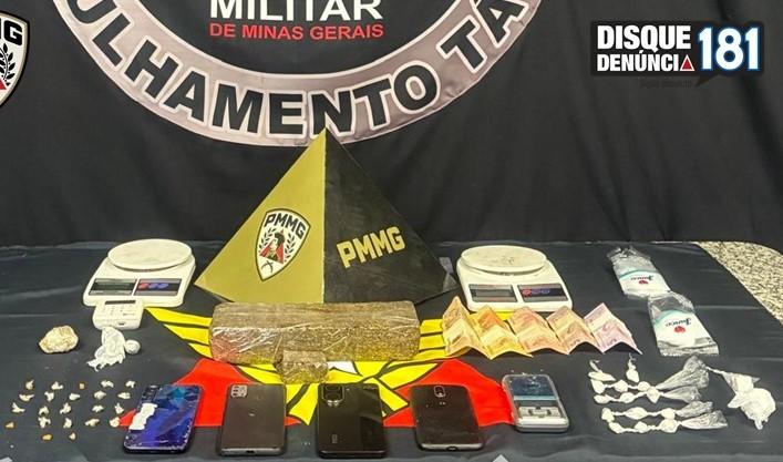 Três mulheres e um homem são presos por tráfico...