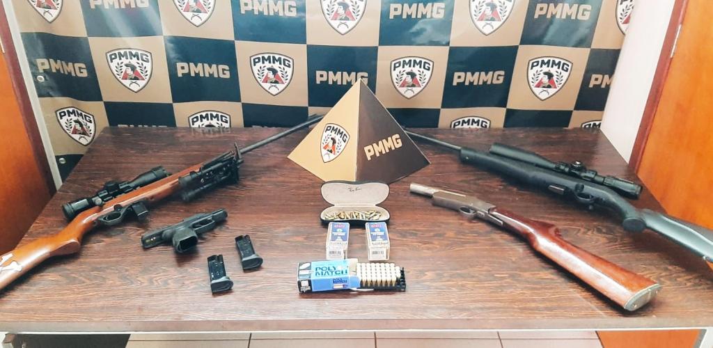 Homem com registro de CAC é preso após ameaça com arma de fogo em Iraí de Minas